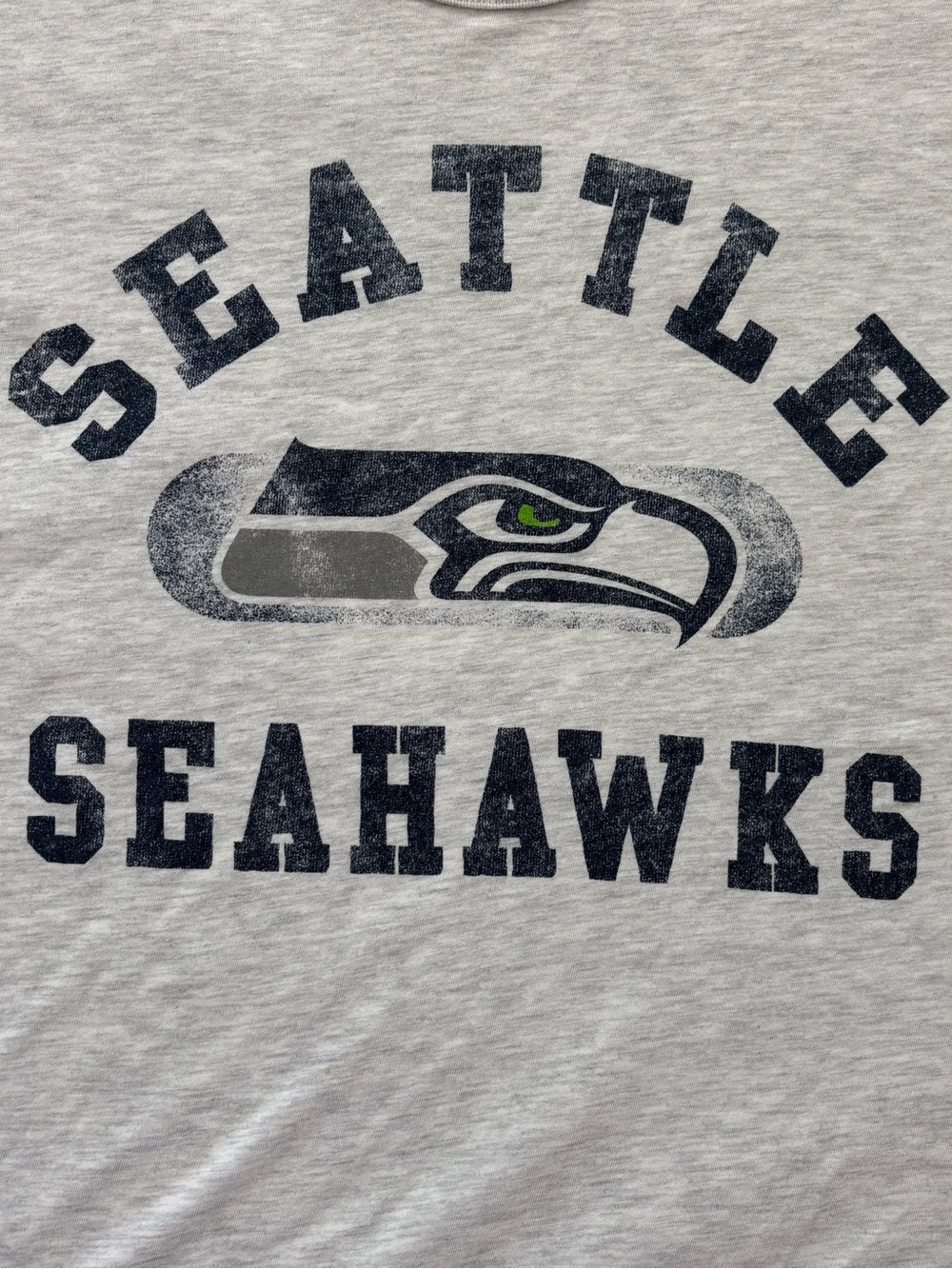 Seattle Seahawks ’47 Brand NFL Football Gray Short Sleeve Crew Neck T-Shirt - L